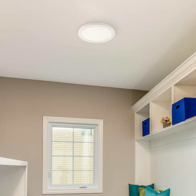 Westinghouse 6133300 12 inch, 22 Watt Dimmable LED Indoor Flush Mount Ceiling Fixture Color Selectable White