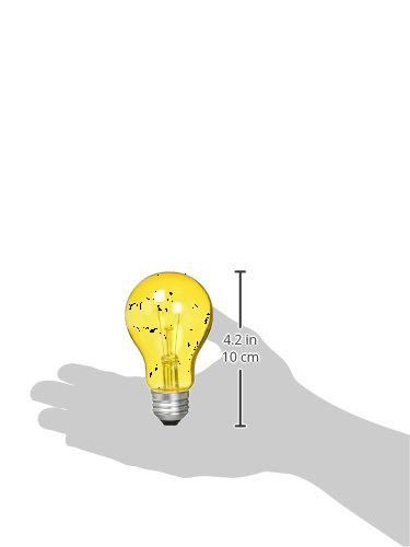 Westinghouse 0344300, 25 Watt, 120 Volt Trans Amber Incandescent A19 Light Bulb - 2500 Hours