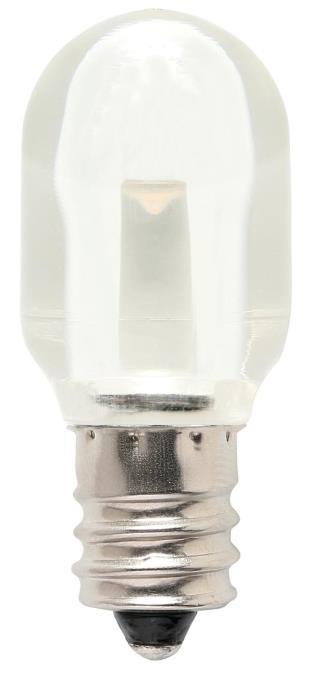 Westinghouse 3511700 A S6 1 Watt (6W Equivalent) Clear (2700K) candelabra (E12) Base LED Specialty Light Bulb.