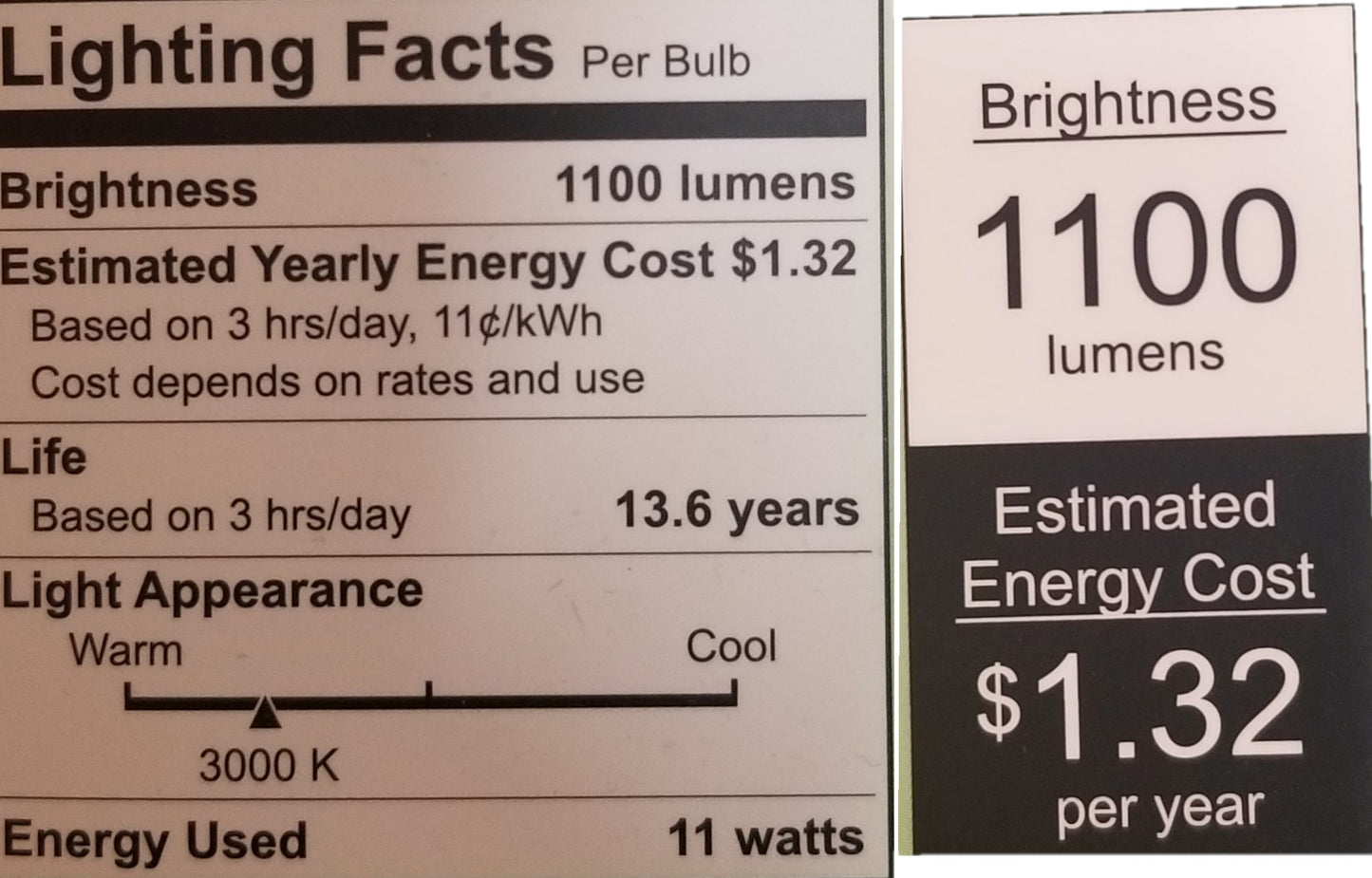 Westinghouse 3515700 75W equivalent A21 LED all purpose Bulb 2 bulb