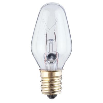 Westinghouse 37202 C7 7 Watt Clear (2700K) E12 (Candelabra) Base Incandescent Spec 4 pack