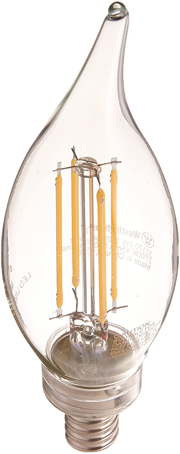 Westinghouse 3317000 lighting Candelabra Base CA11 LED Light Bulb