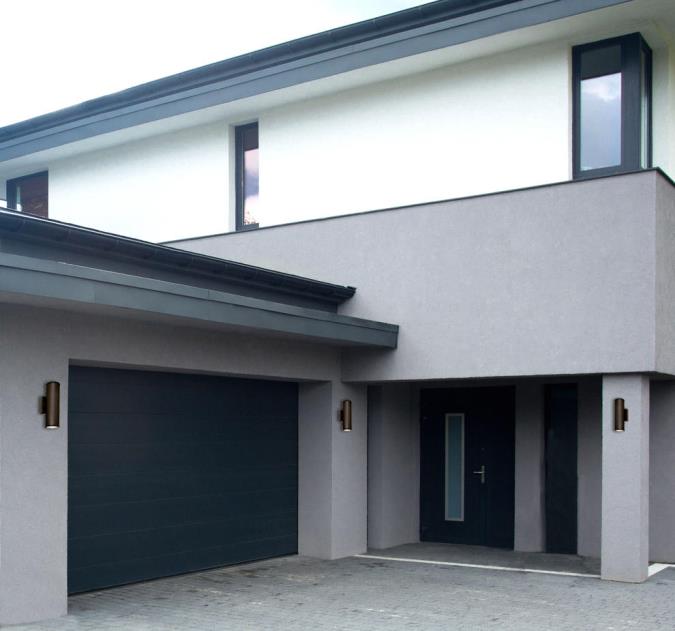 Westinghouse 6315700 Mayslick Two-light dimmable led outdoor wall fixture up and down light