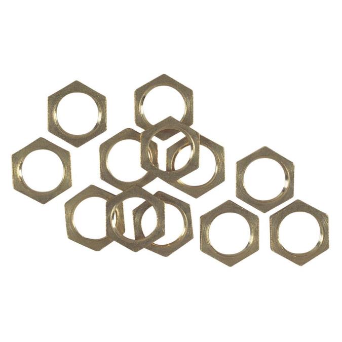 Westinghouse 7017200 12 solid brass hex nuts.