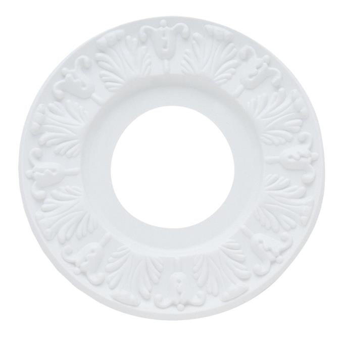 Westinghouse 7702700 A 10-Inch Victorian Molded Plastic Ceiling Medallion.