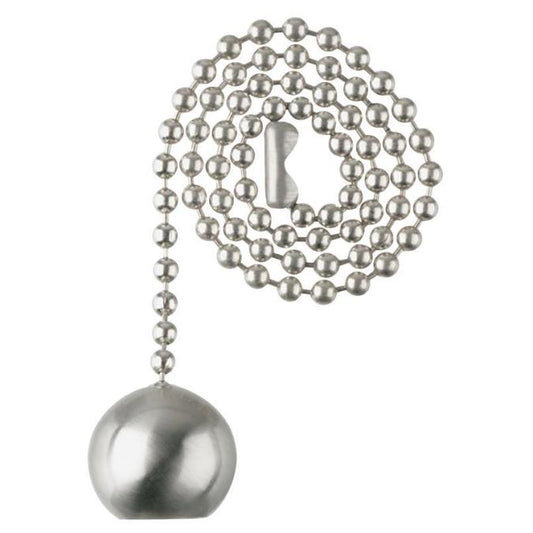 7721700 Brushed Nickel Finish Ball Pull Chain