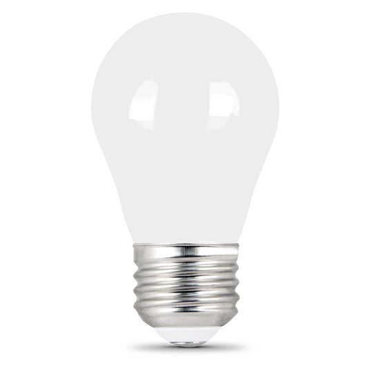 Feit BPA1540W927CAFIL2/RP 40 Watt Equivalent LED A15 2700K Filament Frosted Finish Dimmable Light Bulb 2 Pack
