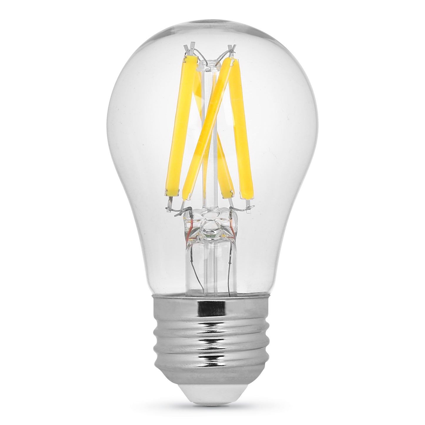 Feit BPA1560927CAFIL/2/RP 60 Watt Equivalent LED A15 Clear Dimmable Light Bulb 2 Pack