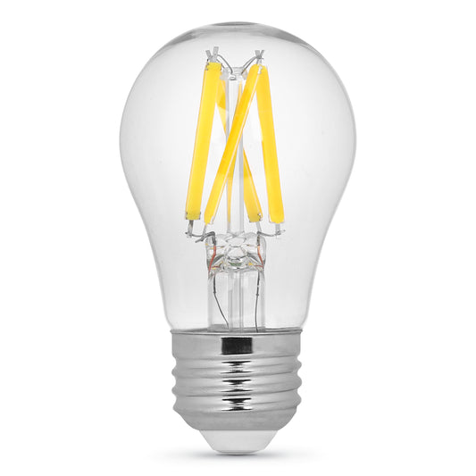 Feit BPA1560927CAFIL/2/RP 60 Watt Equivalent LED A15 Clear Dimmable Light Bulb 2 Pack