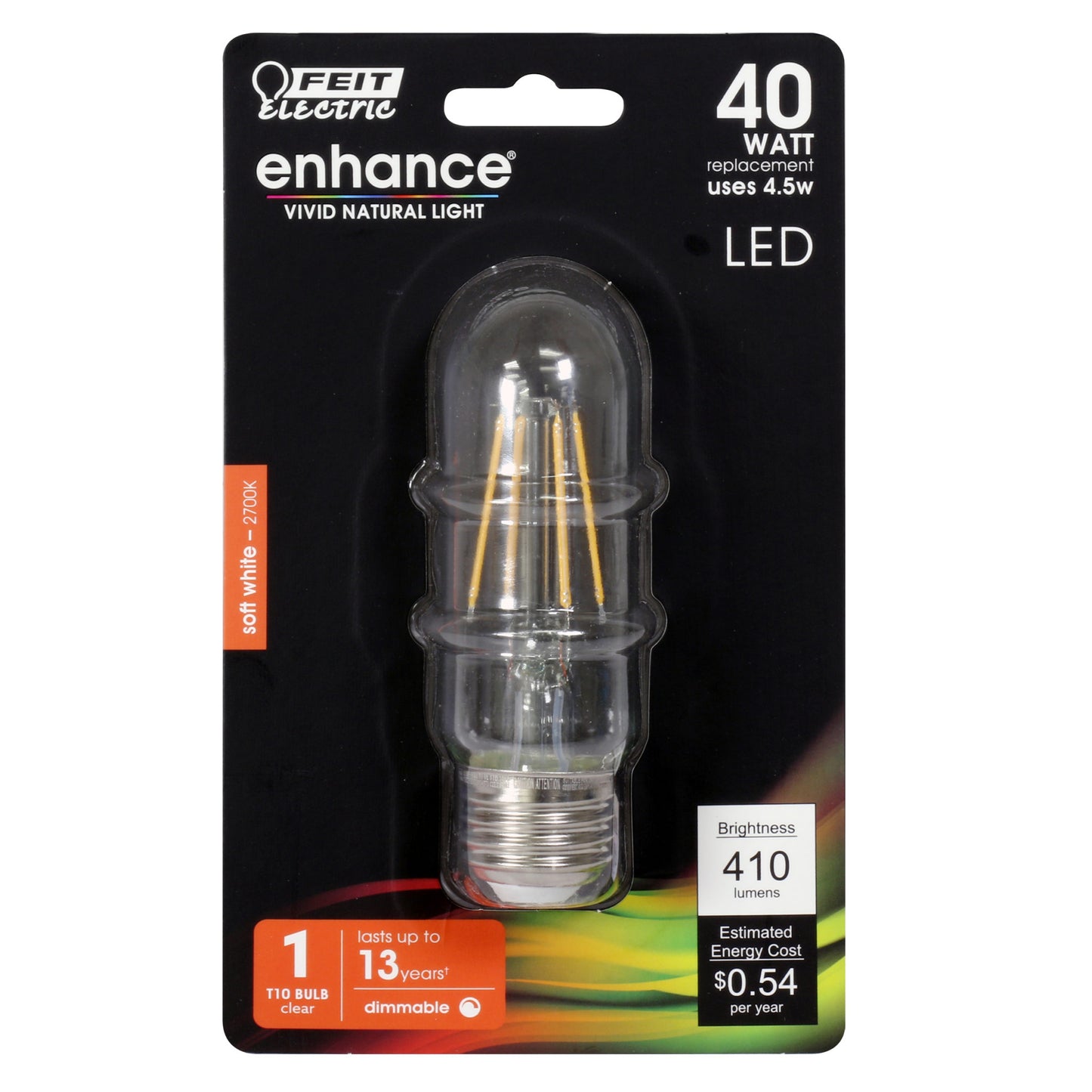 Feit BPT1040/927CA 410 Lumen 2700K Dimmable LED