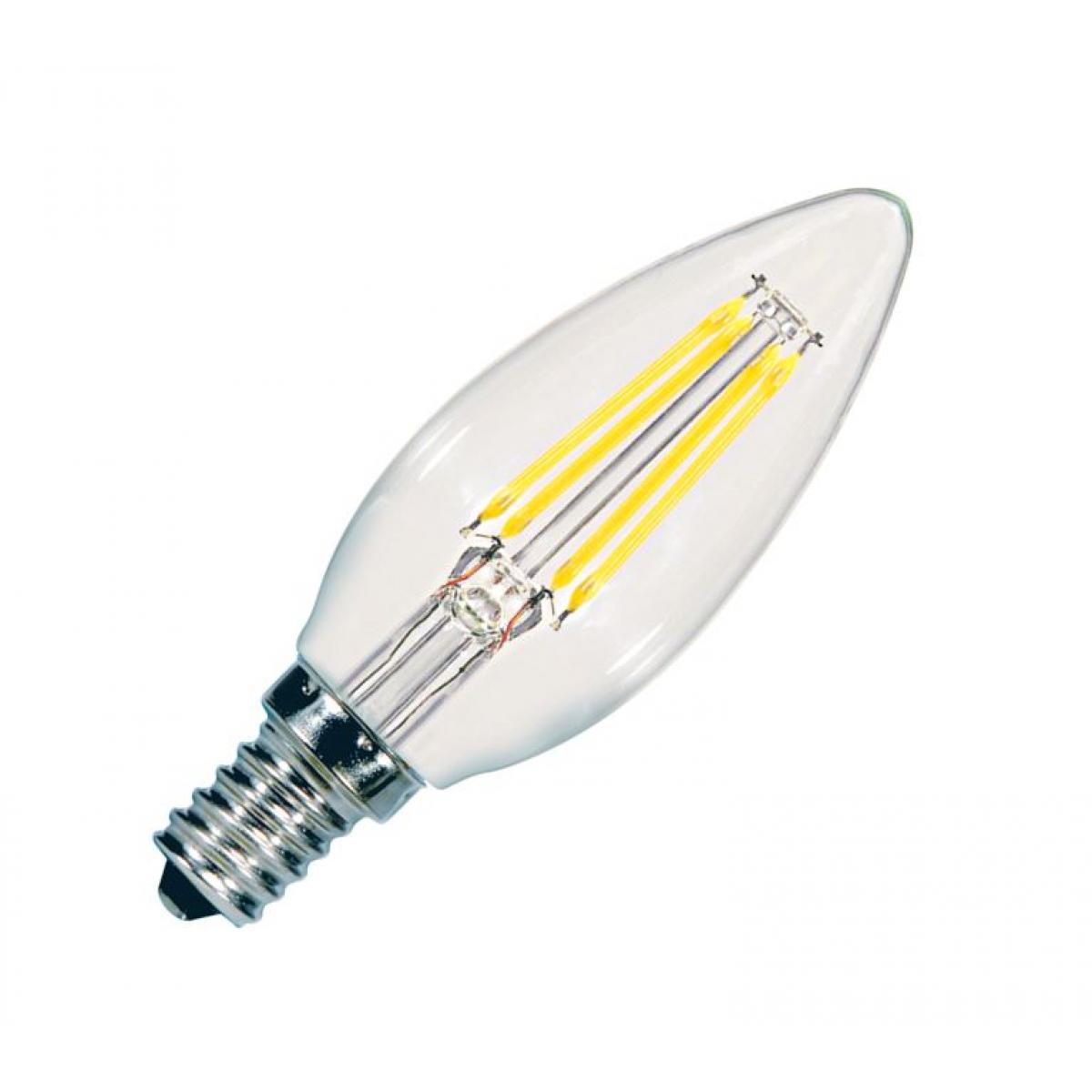 Satco S11372 5.5 Watt (60Watt equivalent) Candelabra Base (E12) LED Light Bulb