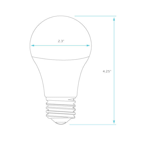 Luxrite LR21430 A19 LED Bulb 75W Equivalent, 1100 Lumens, 2700K Soft White, Dimmable Standard LED Light Bulb