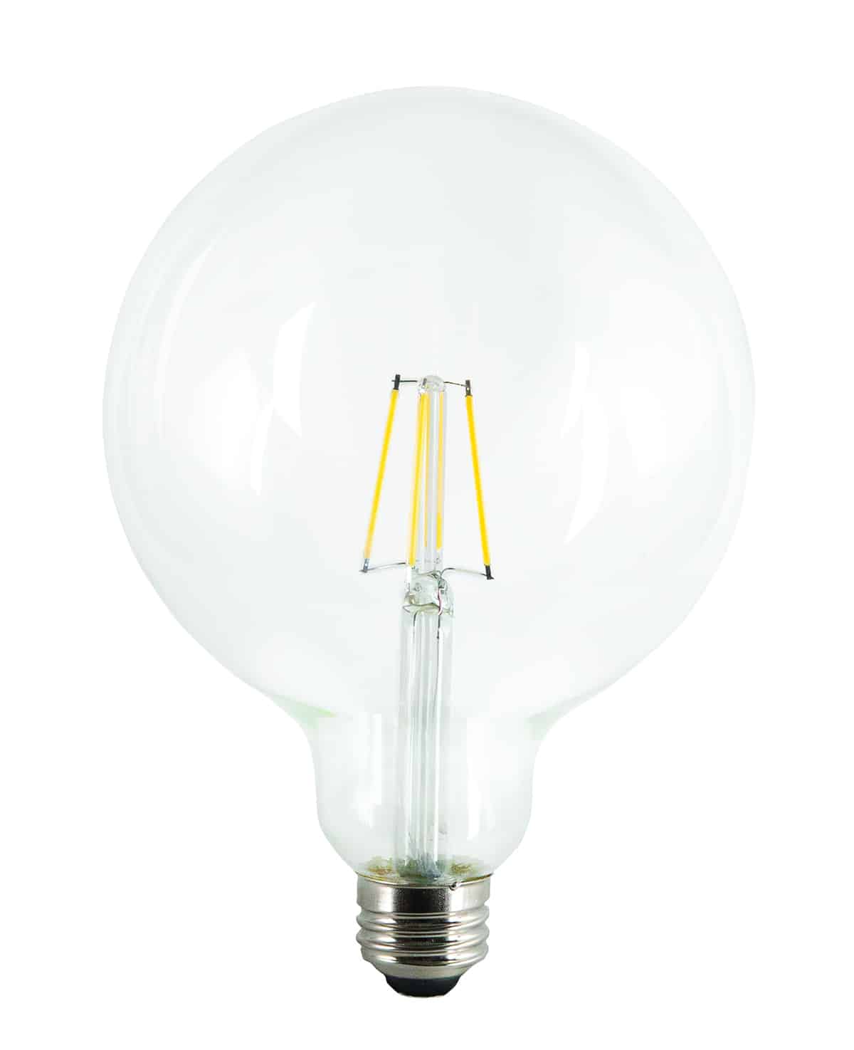 TCP FG40D4050E26SCL95 4.5 Watt (40 Watt Equivalent) G40 Dimmable Filament LED Light Bulb.