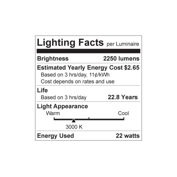 Luxrite LR21451 A21 Dimmable Standard LED Bulb 150 Watt Equivalent, 2550 Lumens, 3000K, Enclosed Fixture Rated, 22W, E26 Base