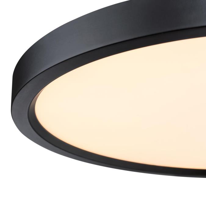 Westinghouse 6133600 15 inch, 30 Watt Dimmable LED Indoor Flush Mount Ceiling Fixture Color Selectable Black