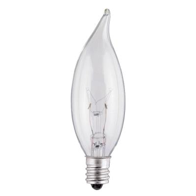 Westinghouse 0367400 25 watt CA8  flame tip incandescent light bulb