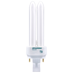 SYLVANIA DULUX 21113 26W double Twin Tube compact fluorescent lamp with 2-pin base