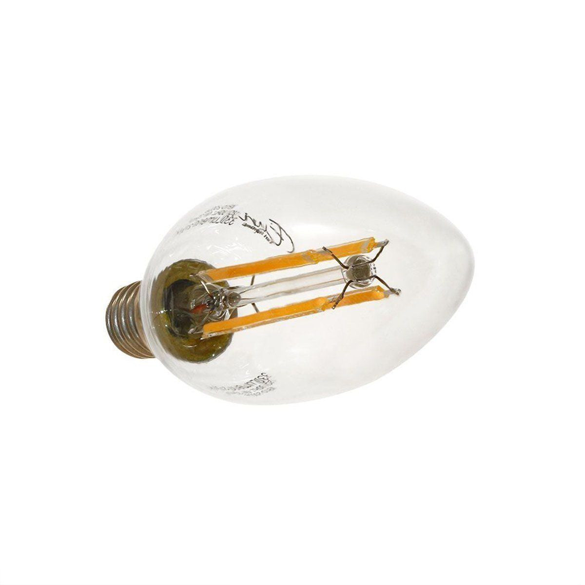 Filament Style Candelabra LED Bulb 40 Watt Equivalent Dimmable by Euri