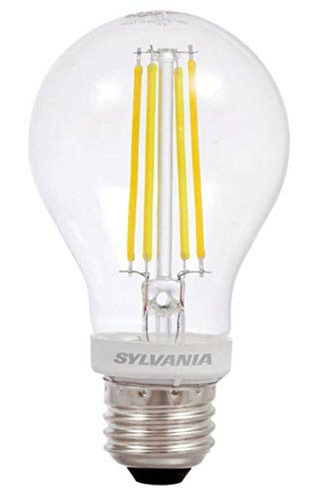 SYLVANIA Lighting, Daylight 40297 Sylvania 60 Watt Equivalent, A19 LED Light Bulbs, Dimmable, Color 5000K, Made in The USA with US and Global Parts