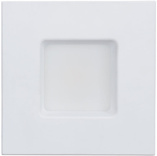 Luxrite LR23789 5/6 Inch LED Square Recessed Lighting, 14W=90W, Color Selectable, Dimmable, 1100 Lumens, Wet Rated, Energy Star Approved, 4-Pack