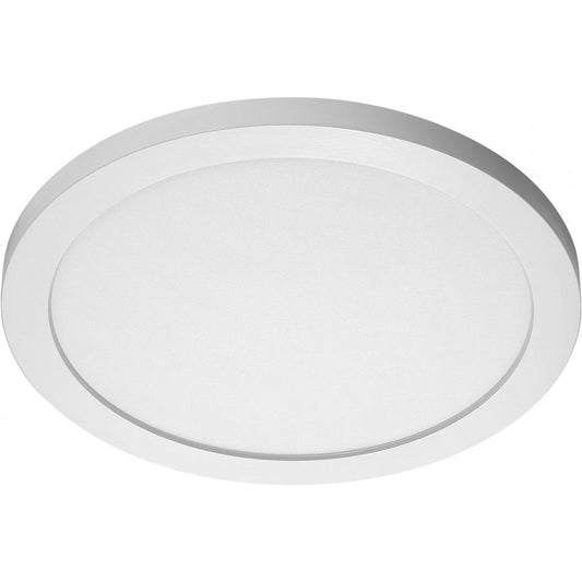 Satco 62-1191 A 26W; 15-inch dimmable LED flush mount ceiling light fixture.