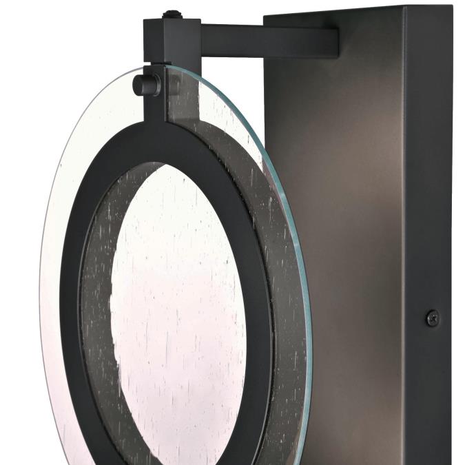 Westinghouse 6374100 Maddox Black Dimmable LED Indoor/Outdoor Wall Fixture