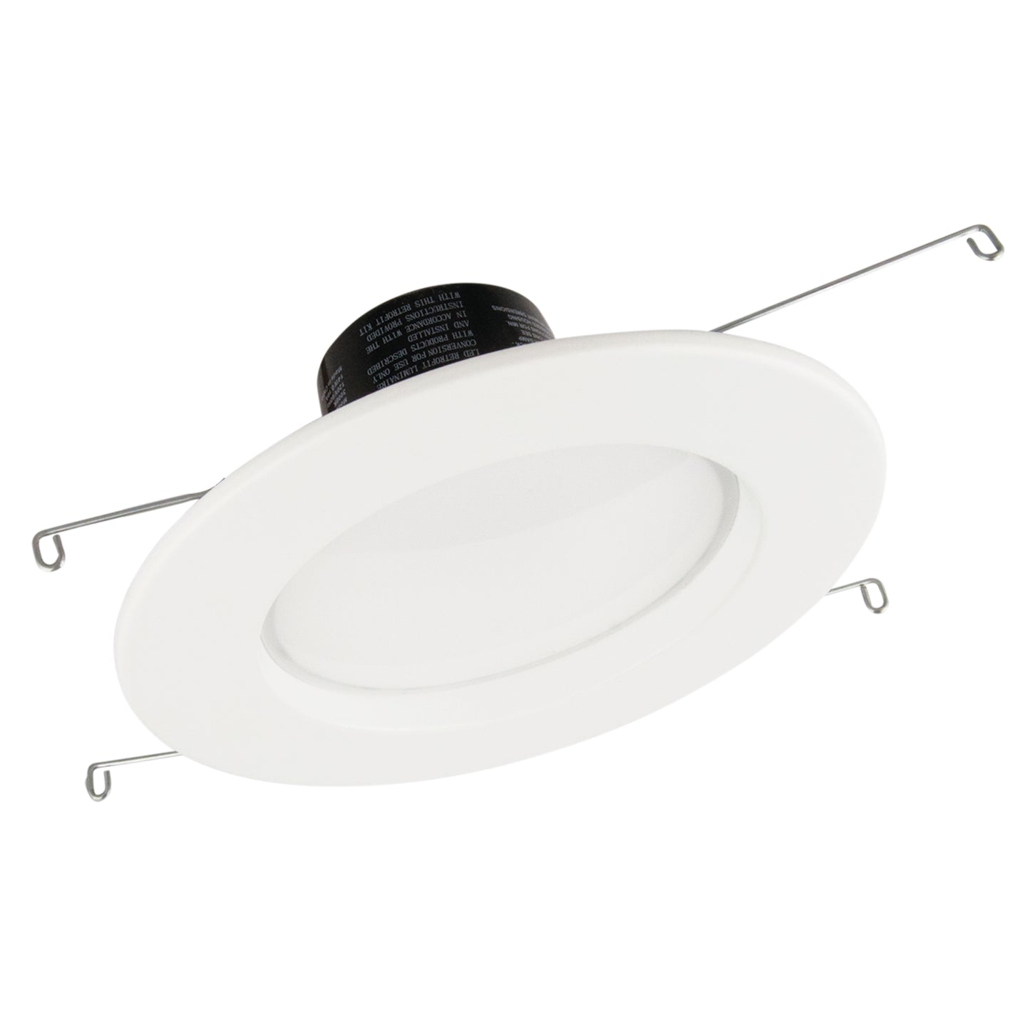 TCP Elite LED14DR5630K 14W 5-6 Inch Recessed Downlight Retrofit Trim Kit in Warm White (85w Replacement, 3000K, E26 Base, Circle Shape Light Bulb