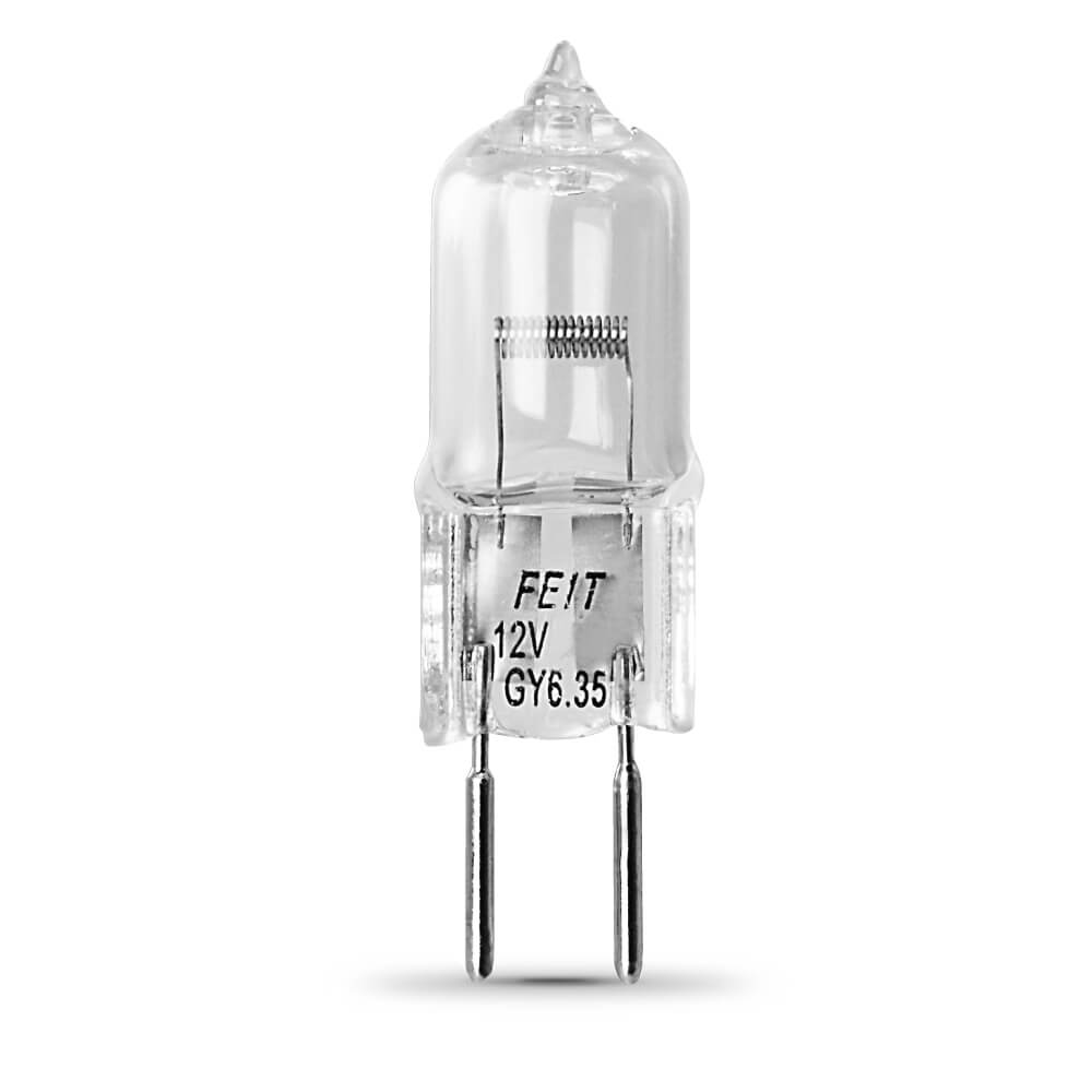 Feit Electric BPQ50T4 50-Watt T4 JC Halogen Bulb with Bi-Pin Base, Clear
