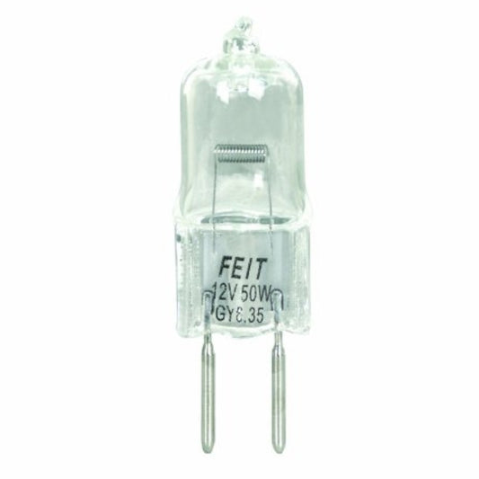 ‎Feit Electric BPQ50T4/JCD/RP 50 Watt T4 JCD Halogen Bulb with Bi-Pin Base,