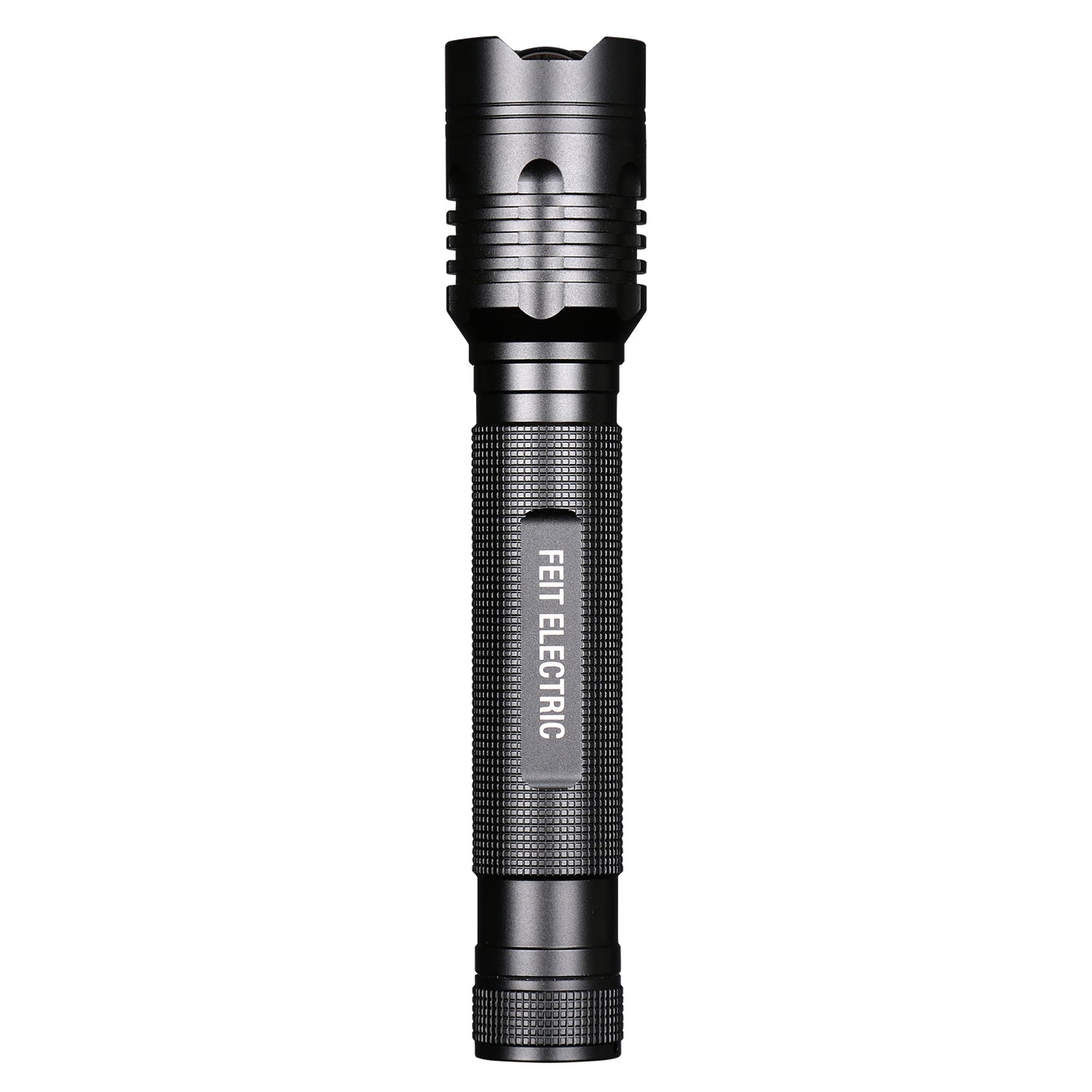 Feit Electric FL1000 Ultra Bright 1000/260 Lumens 3-Cell C, 8.1" L x 1.6" D, Black, Zoomable Strike Bezel LED Tactical Flashlight,
