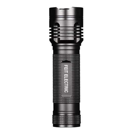 Feit Electric FL500 Ultra Bright 500/170 Lumens 3-Cell AAA, Zoomable Strike Bezel, 4.6" L x 1.3" D, Black LED Tactical Flashlight