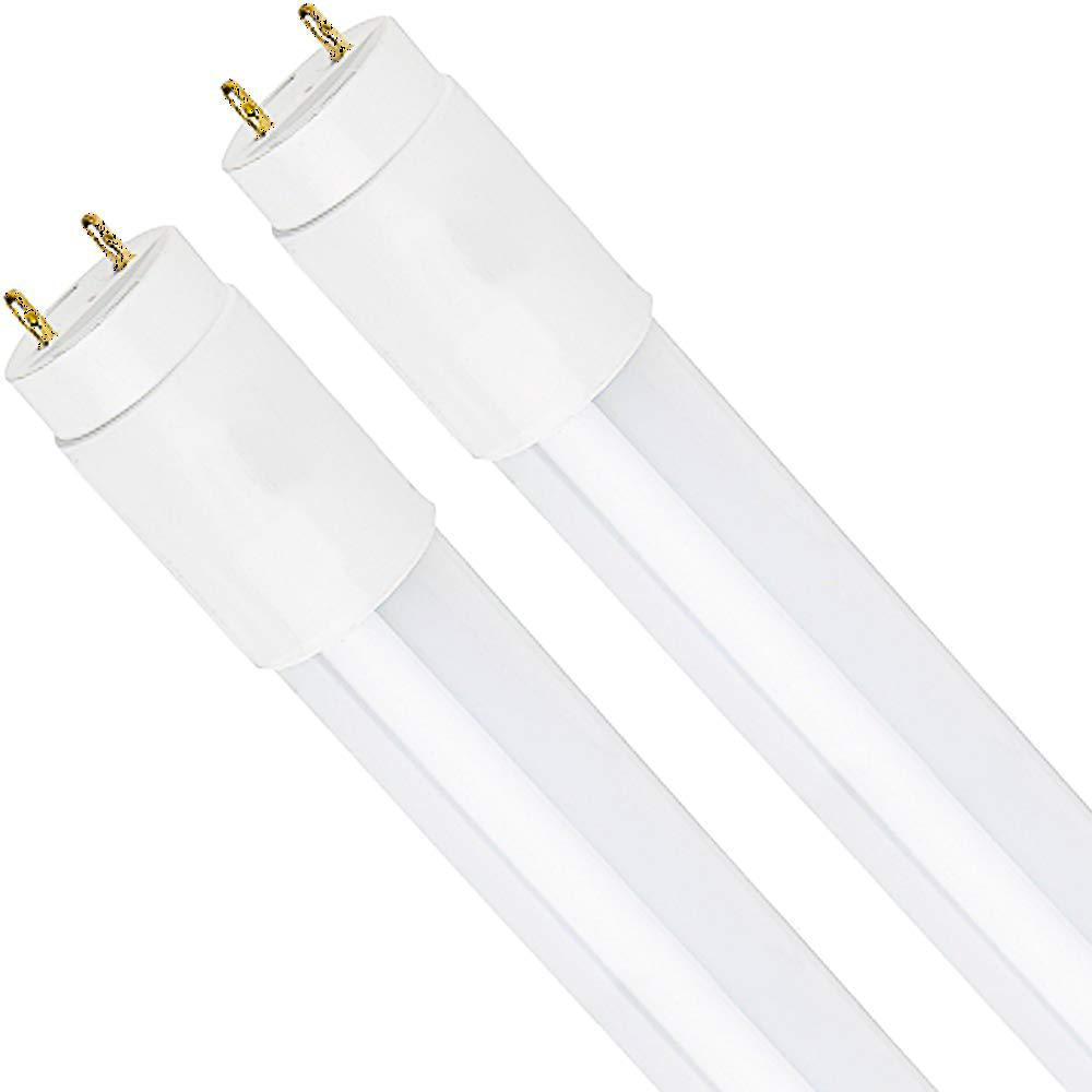 Luxrite LR34182 4FT LED Tube, T8, 18W (32W Equivalent), 4000K Cool White, 2100 Lumens, Fluorescent Replacement, Direct or Ballast Bypass(2 Pack)
