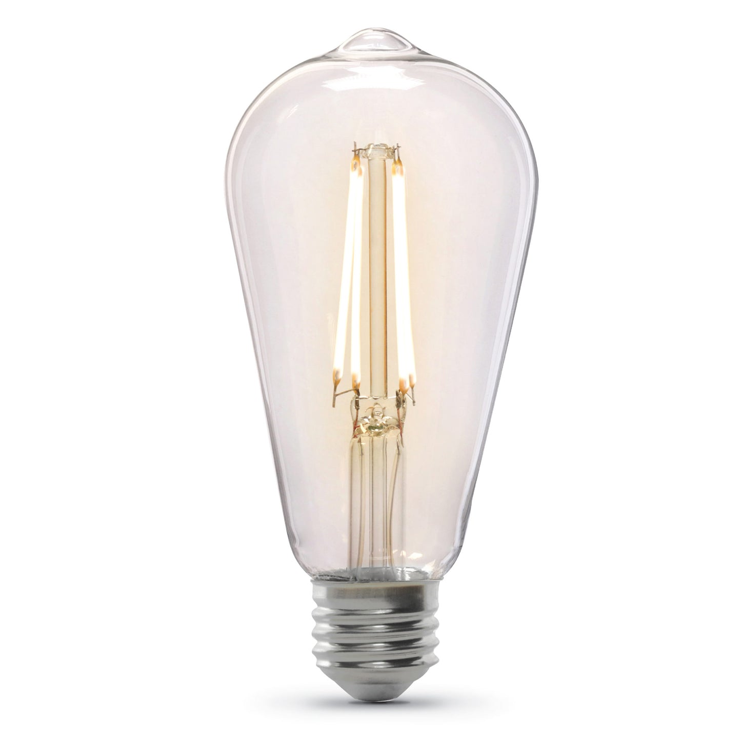 Feit Electric ST19/CL/VG/LED Clear 400 Lumen 21K ST19 Vintage LED Light Bulb