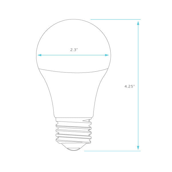 Luxrite LR21431 A19 LED Bulb 75W Equivalent, 1100 Lumens, 3000K Warm White, Dimmable Standard LED Light Bulb