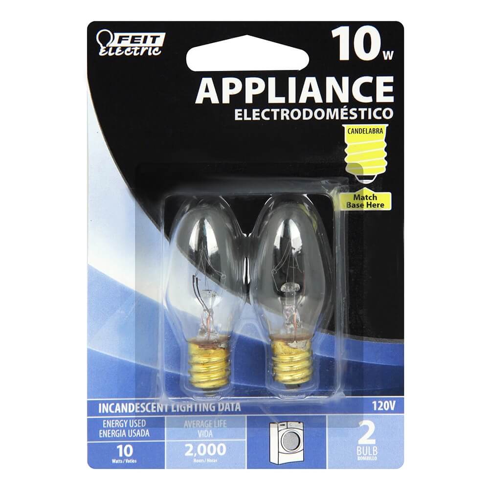 Feit Electric BP10C71/2/RP 2-Pack C7 Night Light Bulb