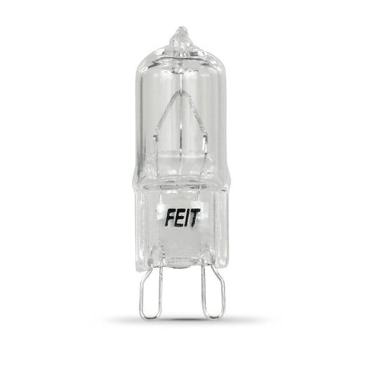 Feit Electric BPQ35/G9/CAN 35-Watt Clear Dimmable G9 Base JCD Bi-Pin Halogen Light Bulb