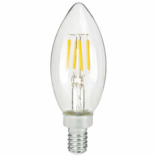 TCP FB11D6040E12SCL95 Classic Filaments 5W B11 Dimmable 15000 Hours 60W Equivalent 4000K 500Lm E12 Base