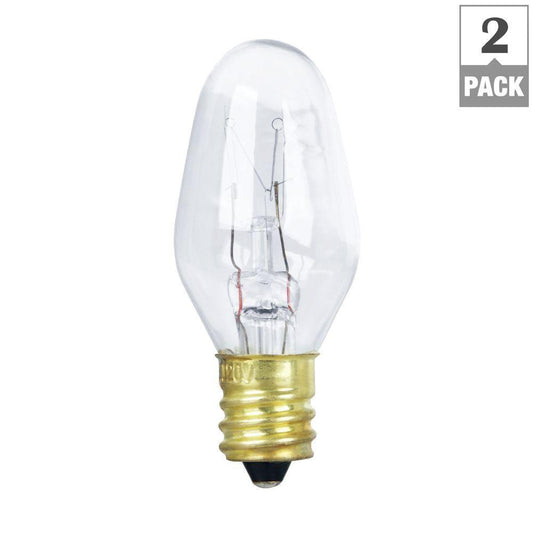 Feit Electric BP10C71/2/RP 2-Pack C7 Night Light Bulb