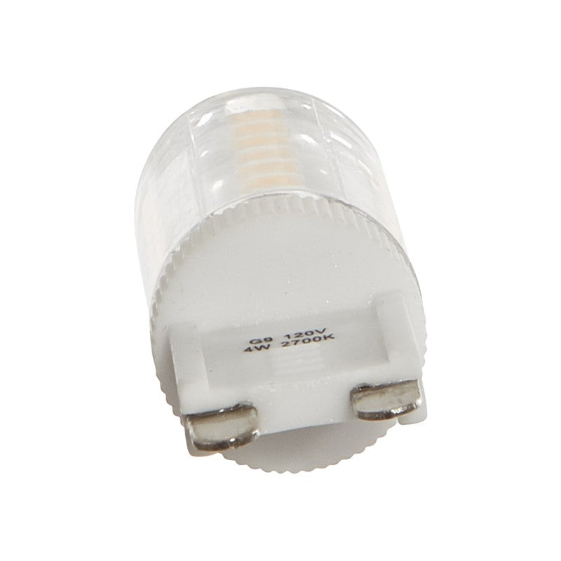 Luxrite LR24640 G9 LED Bulb, 50W Equivalent, 550 Lumens, 2700K Warm White, Dimmable, 5W T4 Bulb, G9 Base Mini Tube Bulb